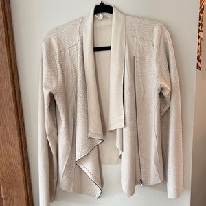 Mystree Beige Textured Jacket